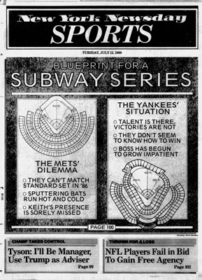 BLUEPRINT FOR A SUBWAY SERIES