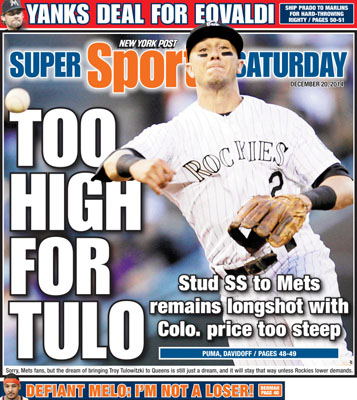 TOO HIGH FOR TULO