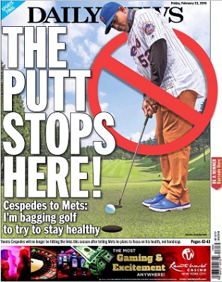 THE PUTT STOPS HERE!