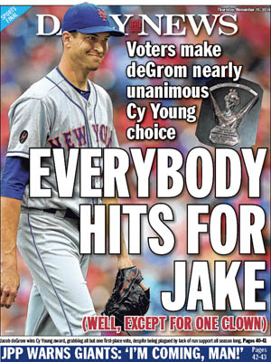 EVERYBODY HITS FOR JAKE