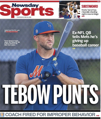 TEBOW PUNTS