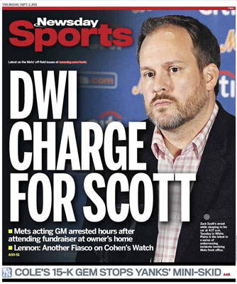 DWI CHARGE FOR SCOTT