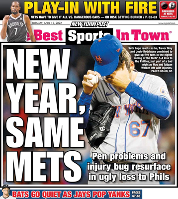 NEW YEAR, SAME METS