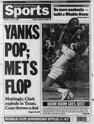 YANKS POP; METS FLOP