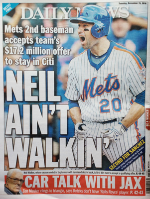 NEIL AIN'T WALKIN'