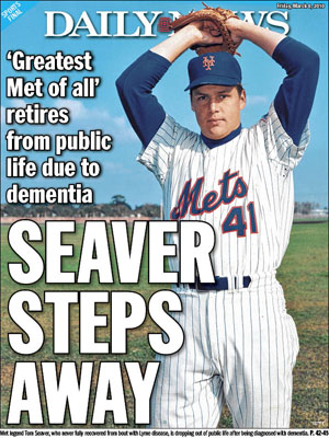 SEAVER STEPS AWAY