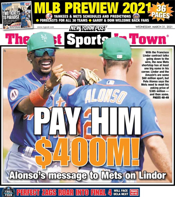 PAY HIM $400M!