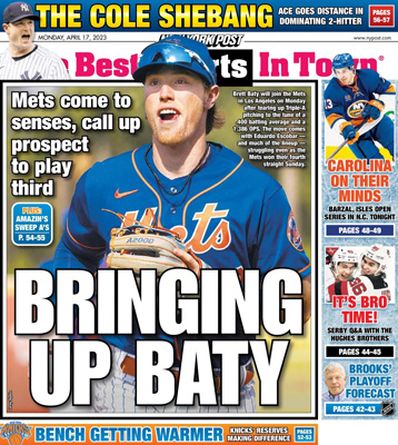 BRINGING UP BATY