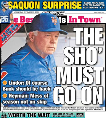 THE SHO' MUST GO ON