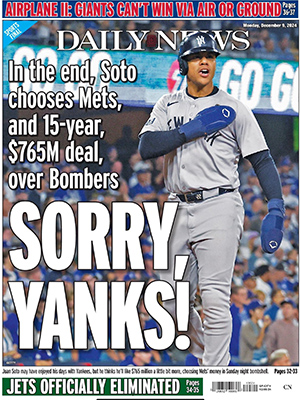 SORRY, YANKS!