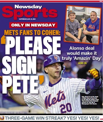 'PLEASE SIGN PETE'