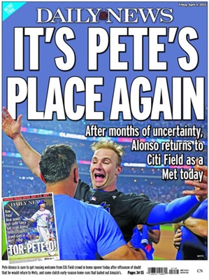 IT'S PETE'S PLACE AGAIN
