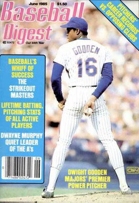 Baseball Digest DWIGHT GOODEN MAJORS' PREMIER POWER PITCHER