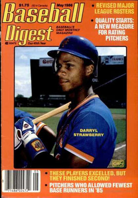 Baseball Digest DARRYL STRAWBERRY